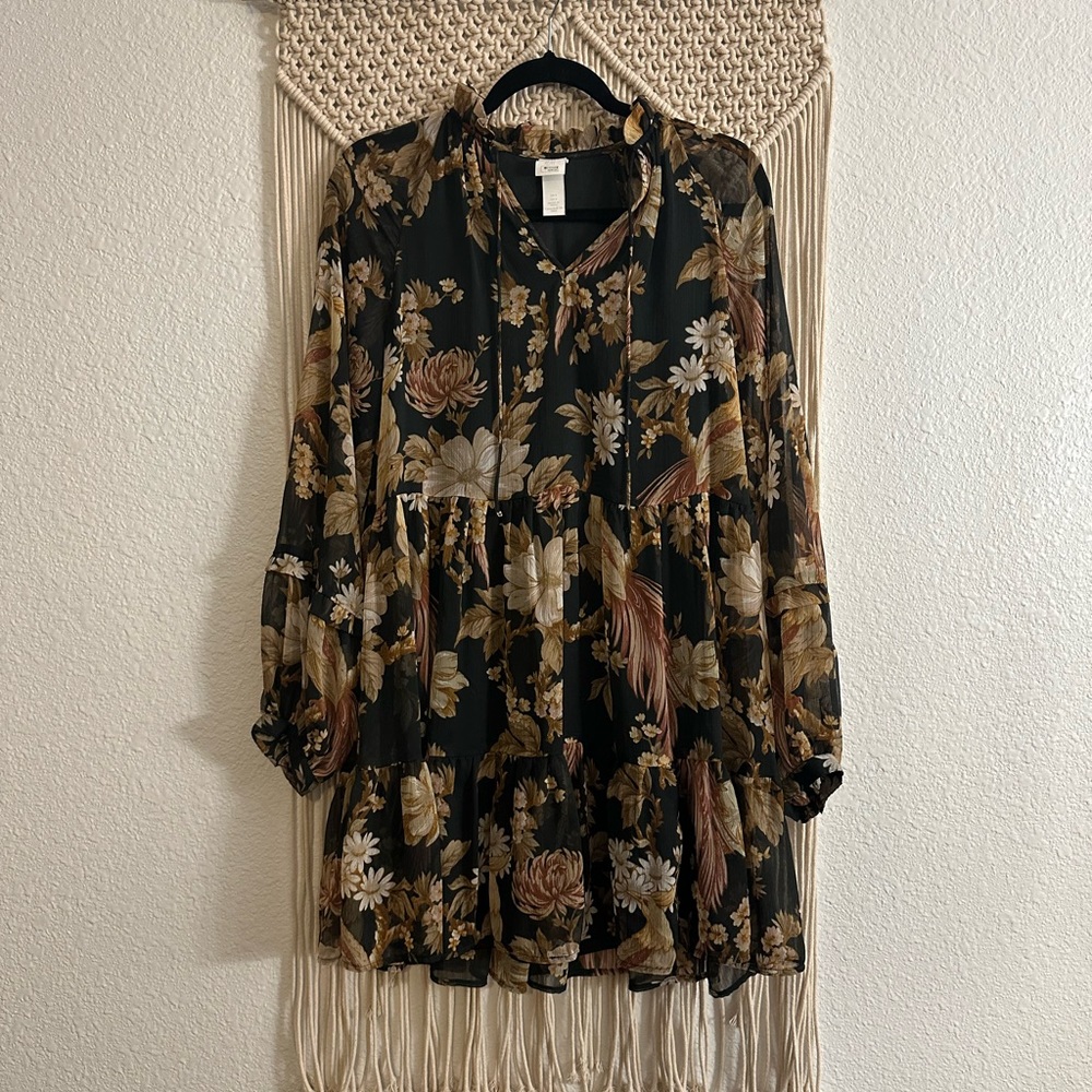 H&M Floral Fall Dress